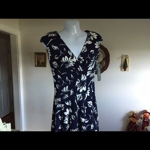 Ralph Lauren navy sleeveless dress 2