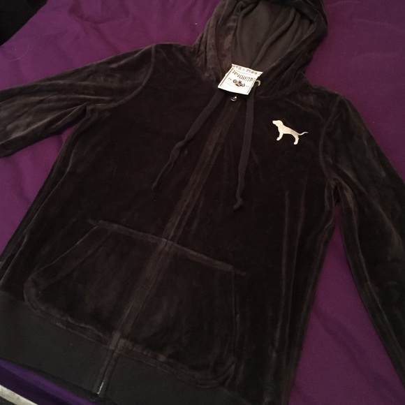 PINK Victoria's Secret Black Hoodie