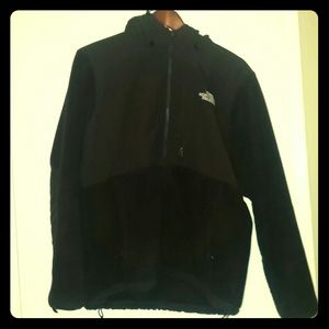 Brown fleece north face