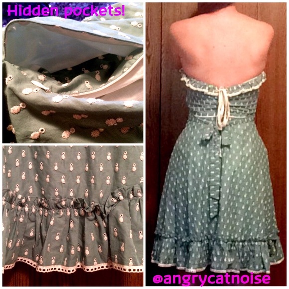 Vintage Betsey Johnson strapless dress - Picture 3 of 4