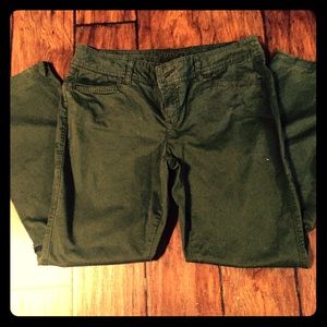 Maurice's 13/14 green chinos