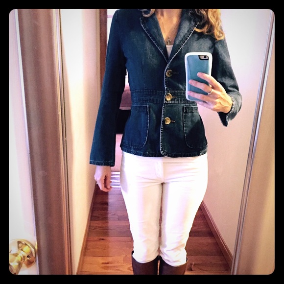 Banana Republic denim blazer