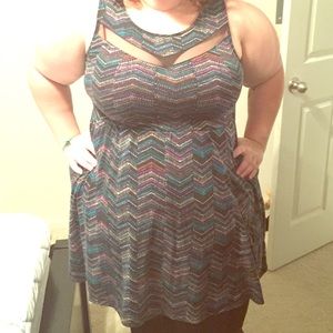 Dress with mesh details!