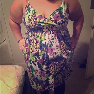 Floral tank dress