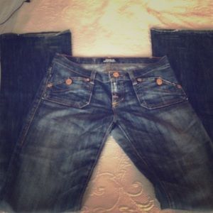 Rock and Republic Medium Wash low rise boot cut 26