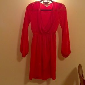 Deep orange red boutique dress, Ya LA.