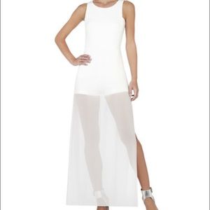 Bcbg Kenzie Sleeveless Skirted Romper