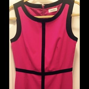 Calvin Klein Pink Sheath Dress