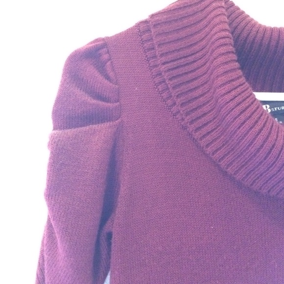 Burgundy sweater dress - Picture 2 of 3