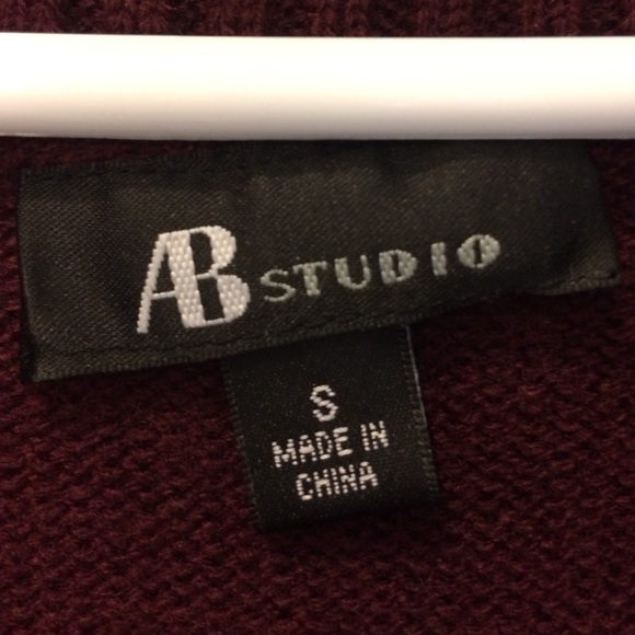 Burgundy sweater dress - Picture 3 of 3