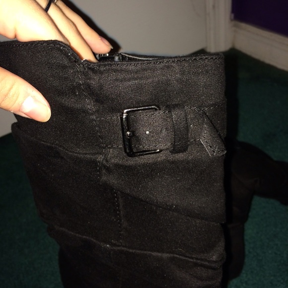 Women's black boots - Picture 3 of 3