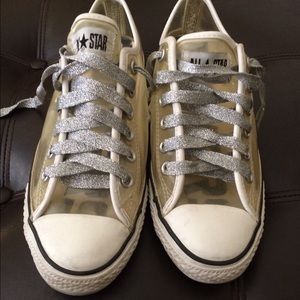 Rare Clear Plastic Converse All Star Low top