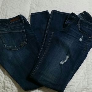 Express destryoed jegging size 4R