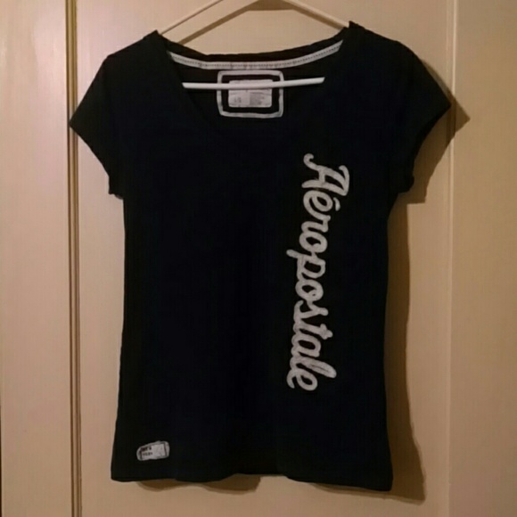 Navy blue aero v-neck - Picture 1 of 1