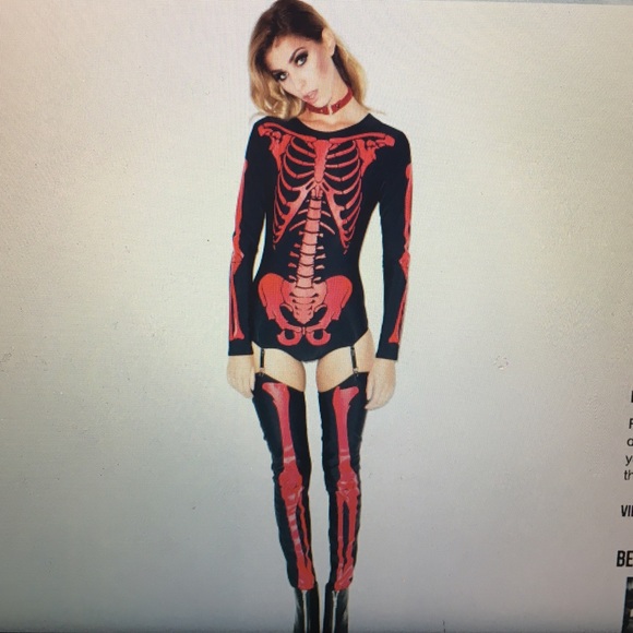 Dolls Kill skeleton costume.