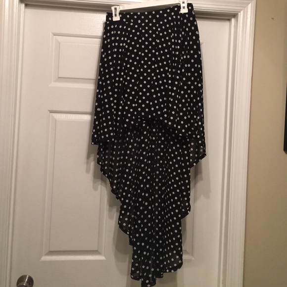 Polka Dot High Low Skirt!