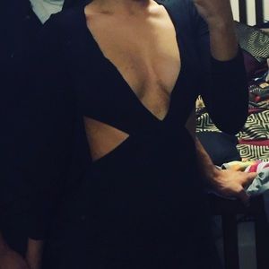 Sexy black dress
