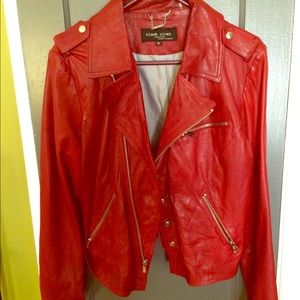 Wilsons Leather Red Leather Jacket