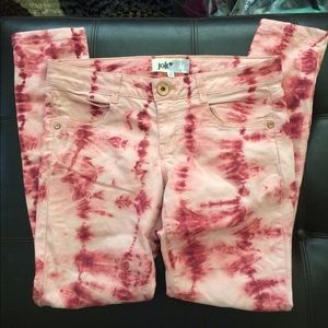 Jolt Pink Skinny Jeans