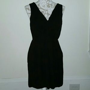 Theory Georgette Silk Pleated Dress