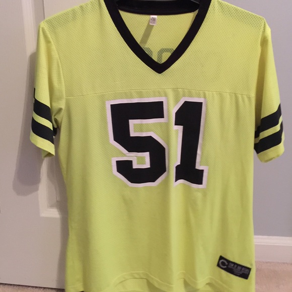 Crooks lime green jersey