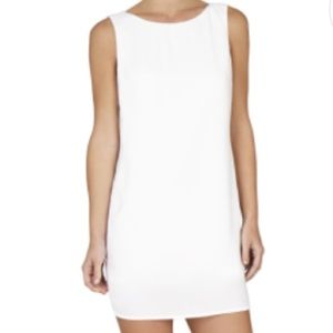 Bcbg Ellie Sleeveless Cowl-back shift dress