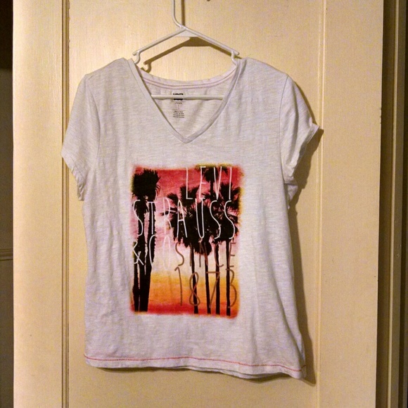 White v-neck