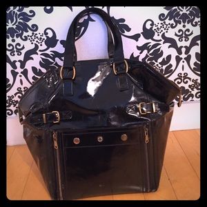 Authentic Yves Saint Laurent Downtown Bag in black