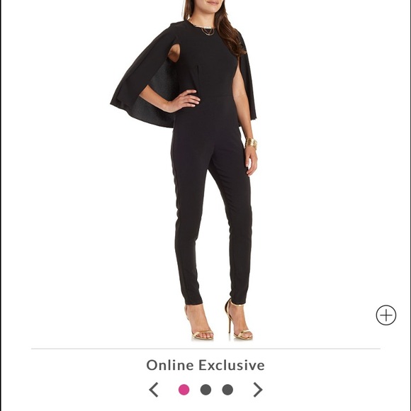 Caped Skinny Jumpsuit NWT size Small