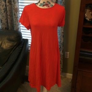 Jersey swing dress