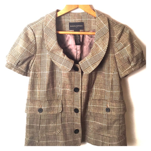 Banana Republic Plaid Blazer - Picture 1 of 3