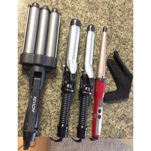 Lot of 4 curling irons!