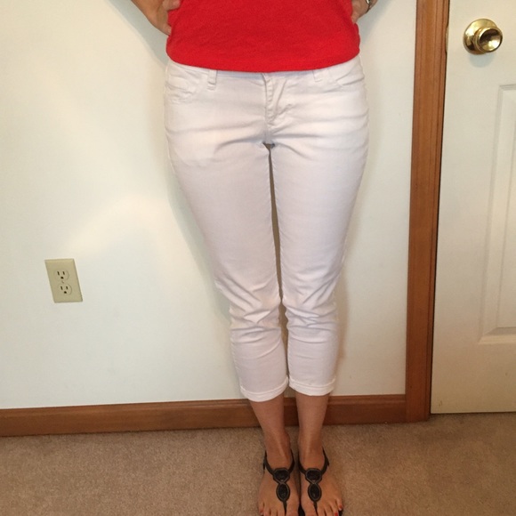 Old Navy White denim capris