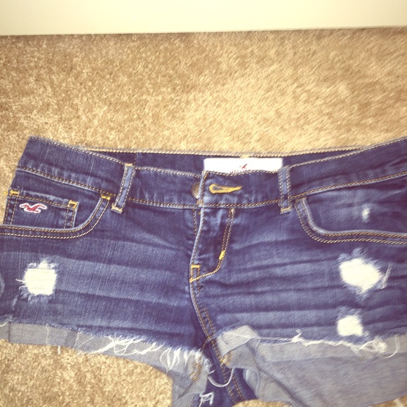 Hollister jean shorts