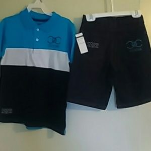 2pc Coogi Jean short set