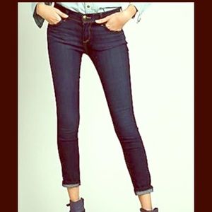 Free People rolled crop skinny jean