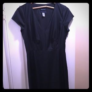 JCrew Super 120's Pinstripe Dress