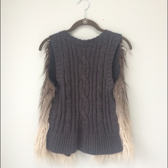 Faux fur sweater-vest! - Picture 3 of 3