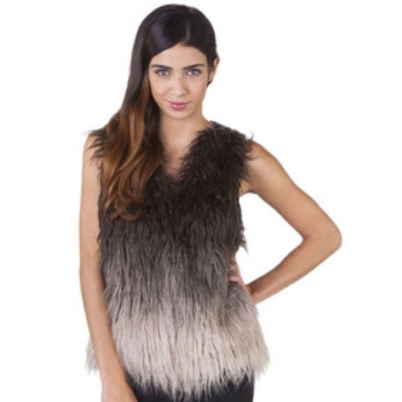 Jessica Simpson Jackets & Blazers - Faux fur sweater-vest!