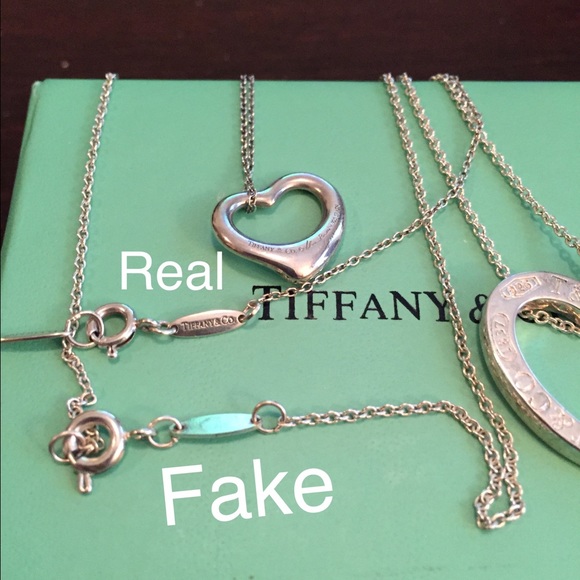 Jewelry - Real V. Fake Tiffany Jewelry (Top chain is real)