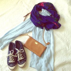 Navy Blue Coach Poppy Sneakers