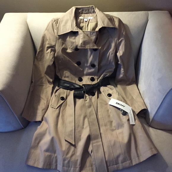 DKNY Trench Peacoat