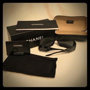 Chanel sunglasses with Swarovski crystals