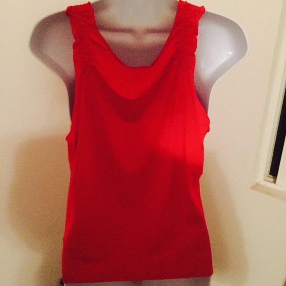 4th of July Kenneth Cole Size L sleeveless top Red - Picture 2 of 4