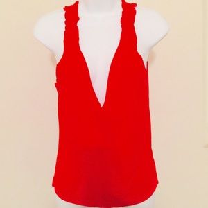4th of July Kenneth Cole Size L sleeveless top Red