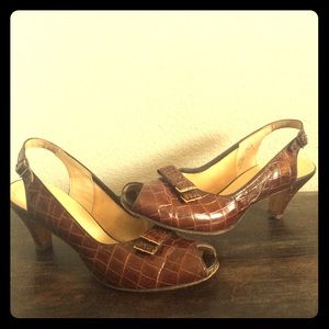 Vintage Leather Heels
