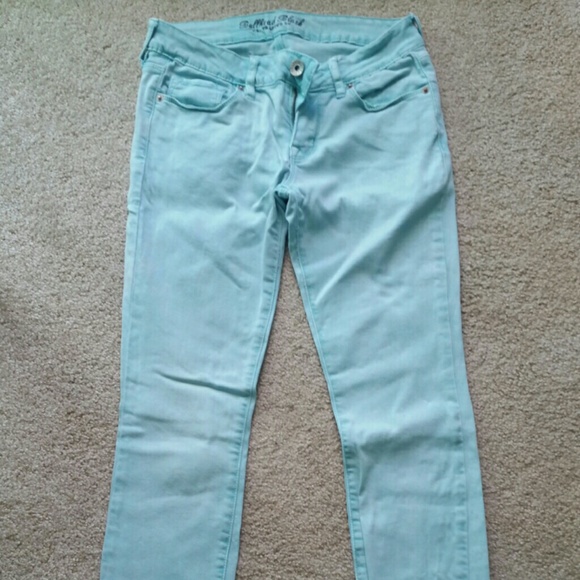 Mint Skinny Jeans