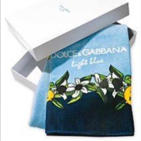 Dolce & Gabbana blue Towel