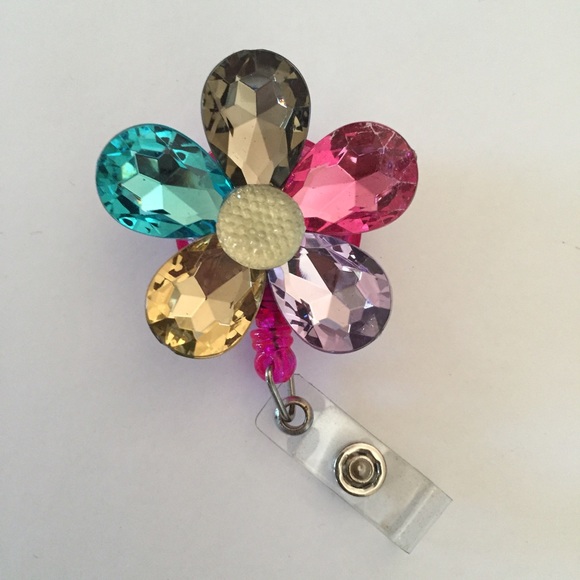 Floral Badge Reel