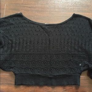 Woven crop top